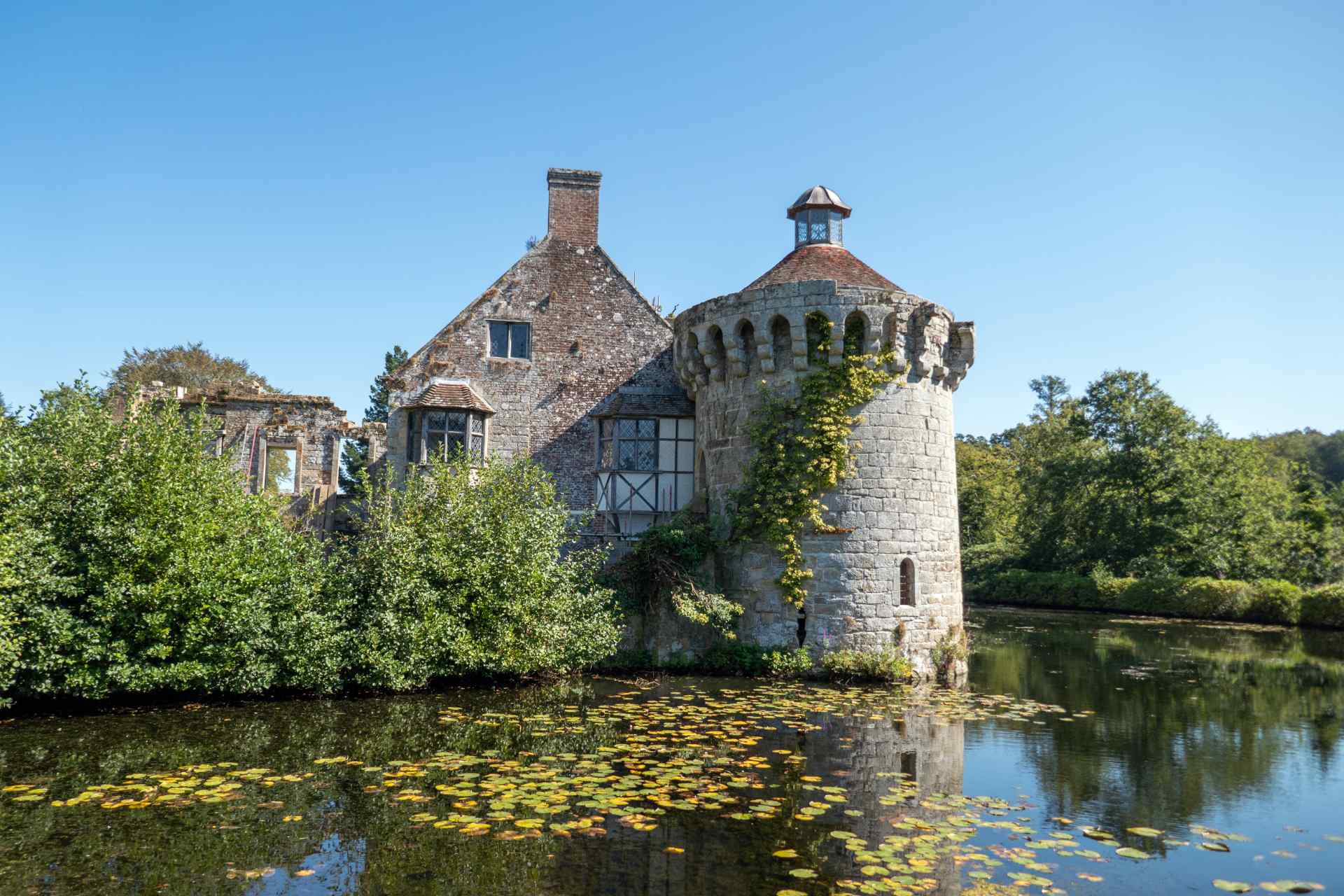 Exterior of Scotney Castle