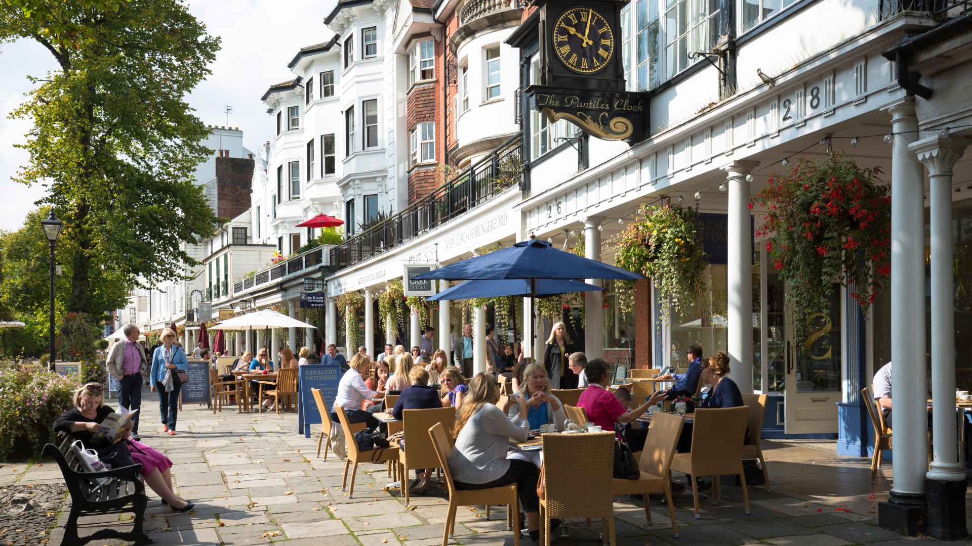 A photo of Tunbridge Wells High Street
