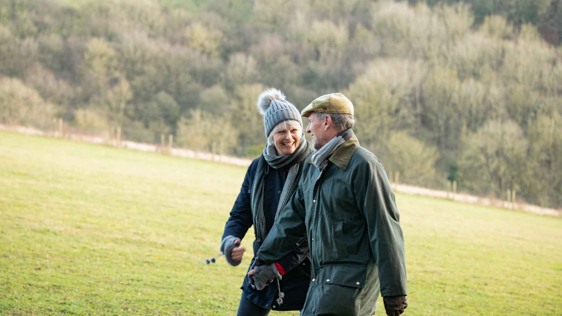 A couple out on a walk together