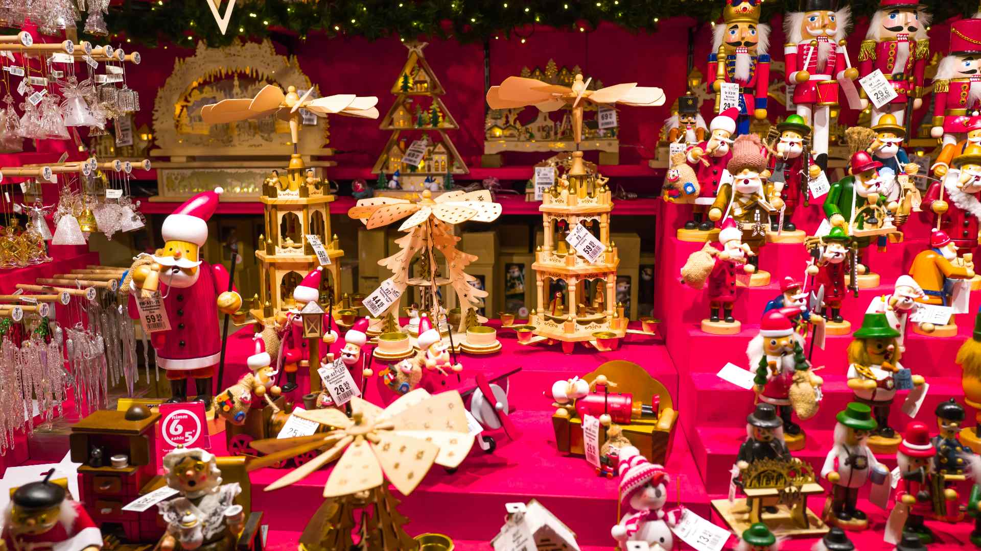 Christmas trinket at a Christmas market. 