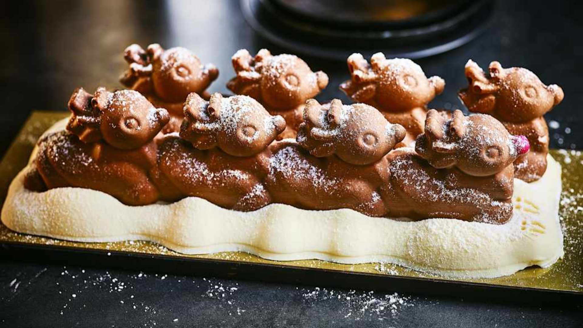 Collection Dashing Through the Snow Marks and Spencer chocolate mousse