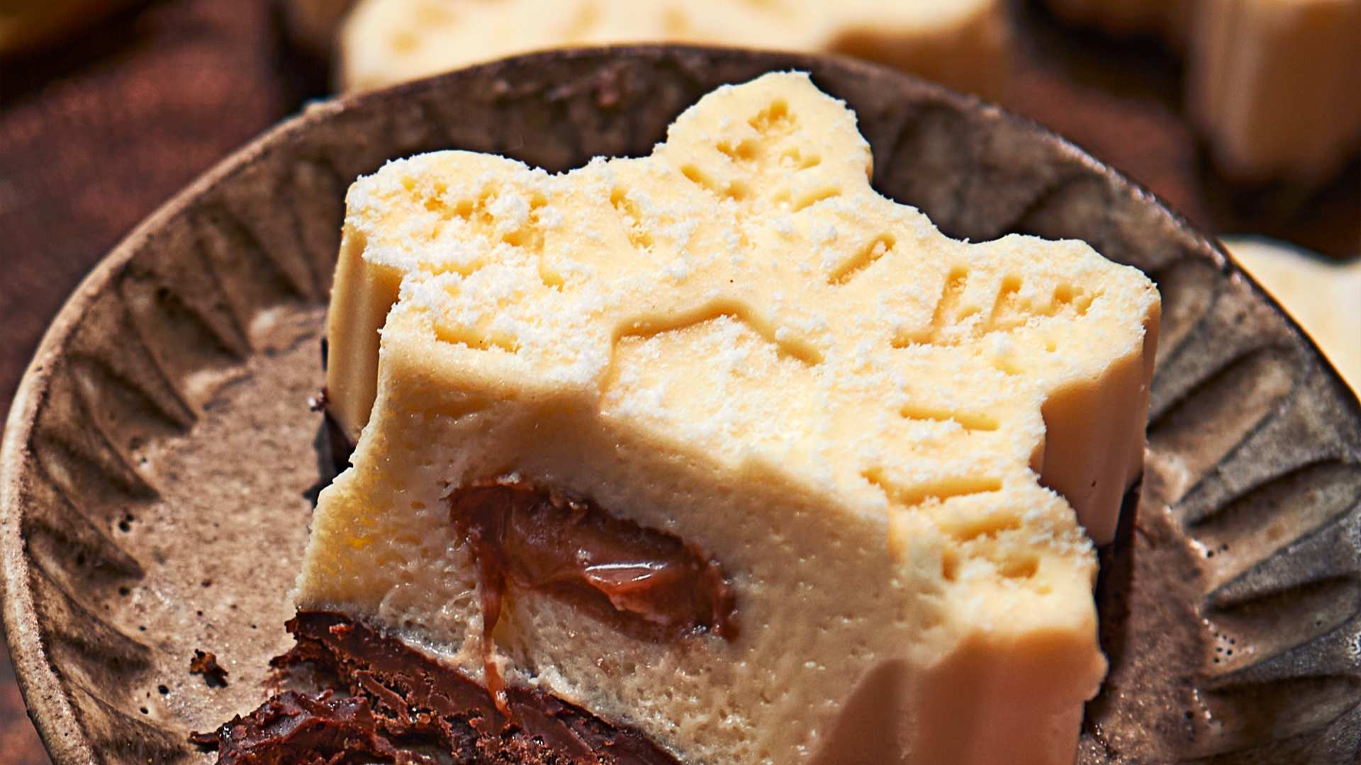 Waitrose No.1 milk chocolate hazlenut snowflakes