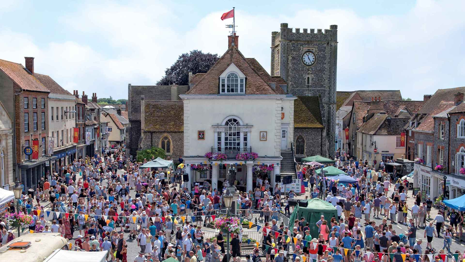 Wallingford on festival day