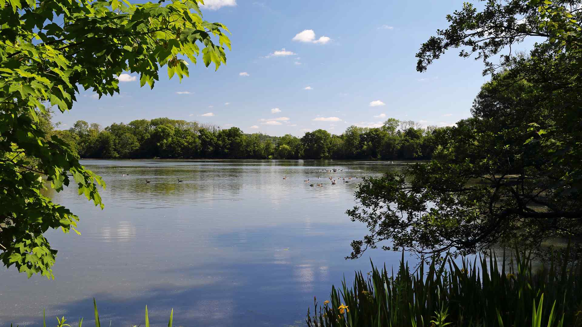 A photo of the river in Bourton on the Water