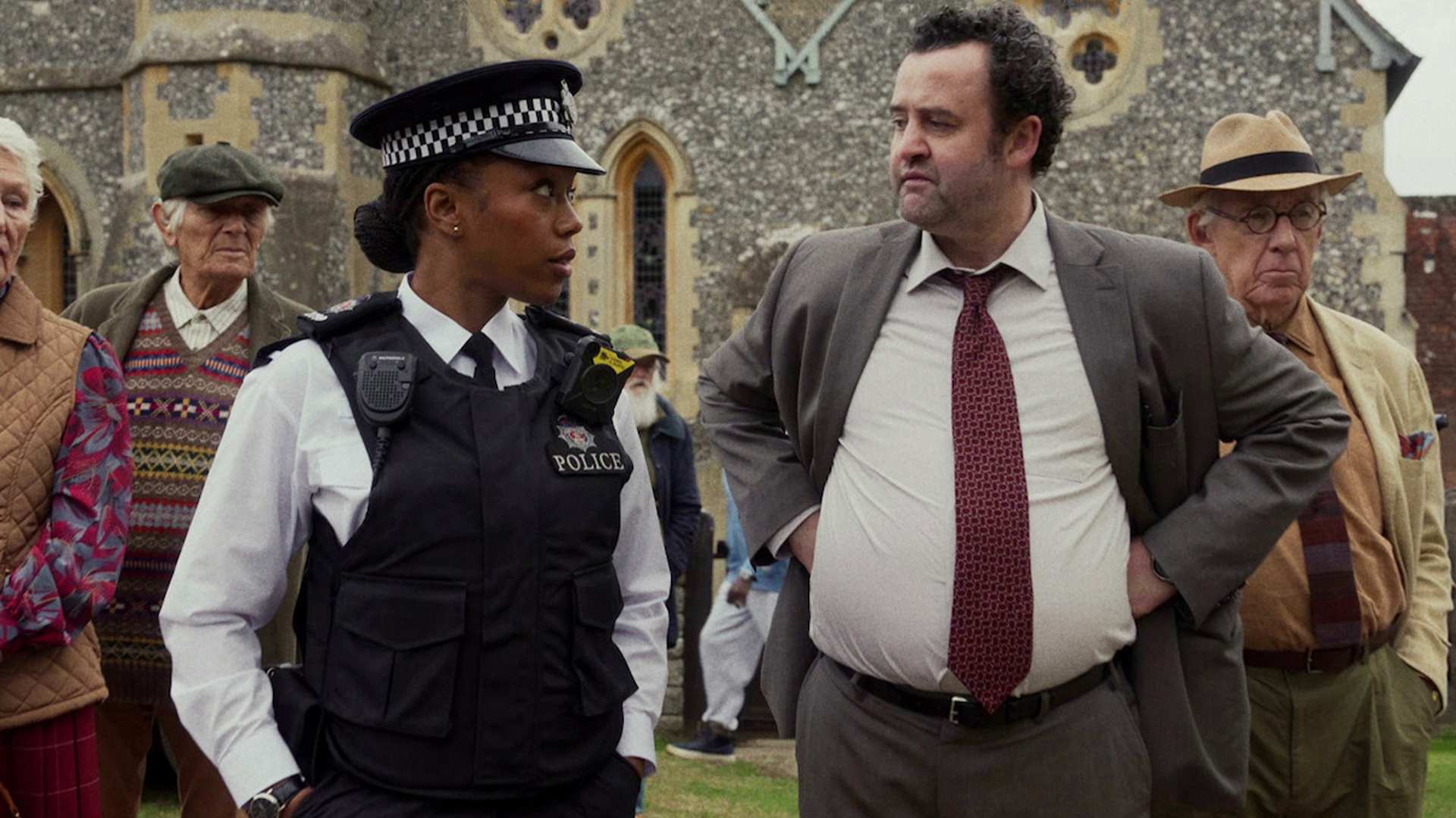 A scene from Thursday Murder Club, A Netflix series PHOTO BY GILES KEYTE