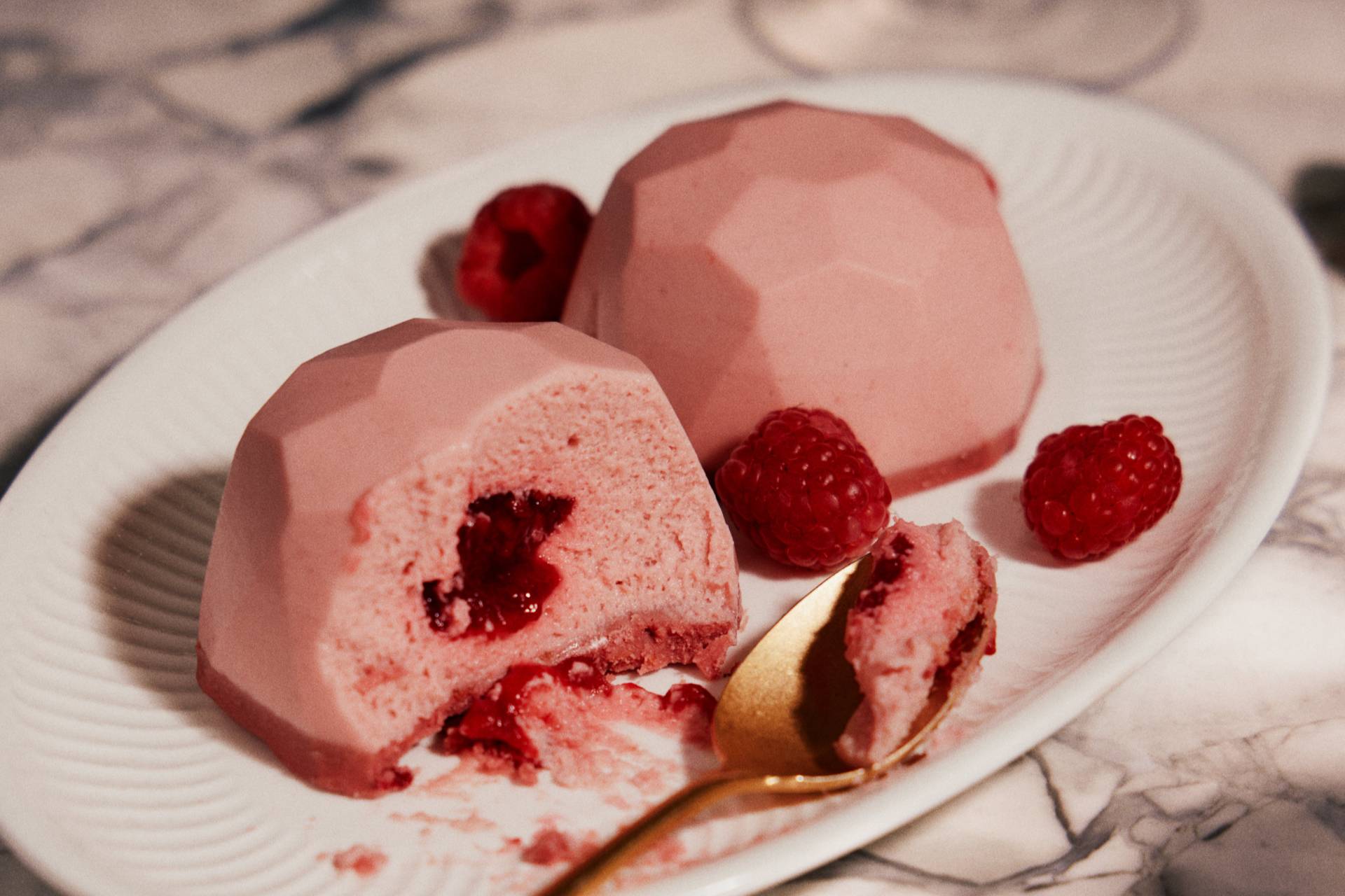 Waitrose Ruby Chocolate & Rasberry Mousse