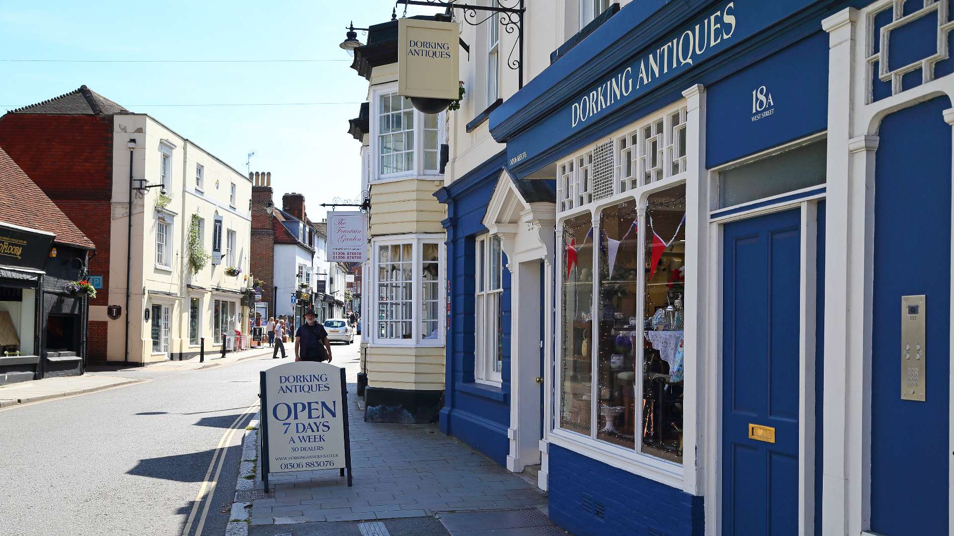 Dorking antiques shop