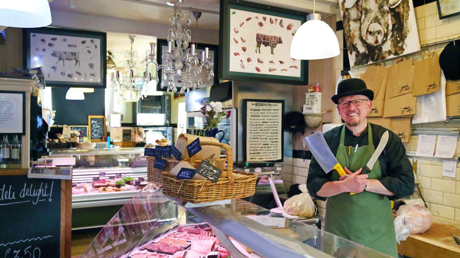A local butcher in Tunbridge Wells.