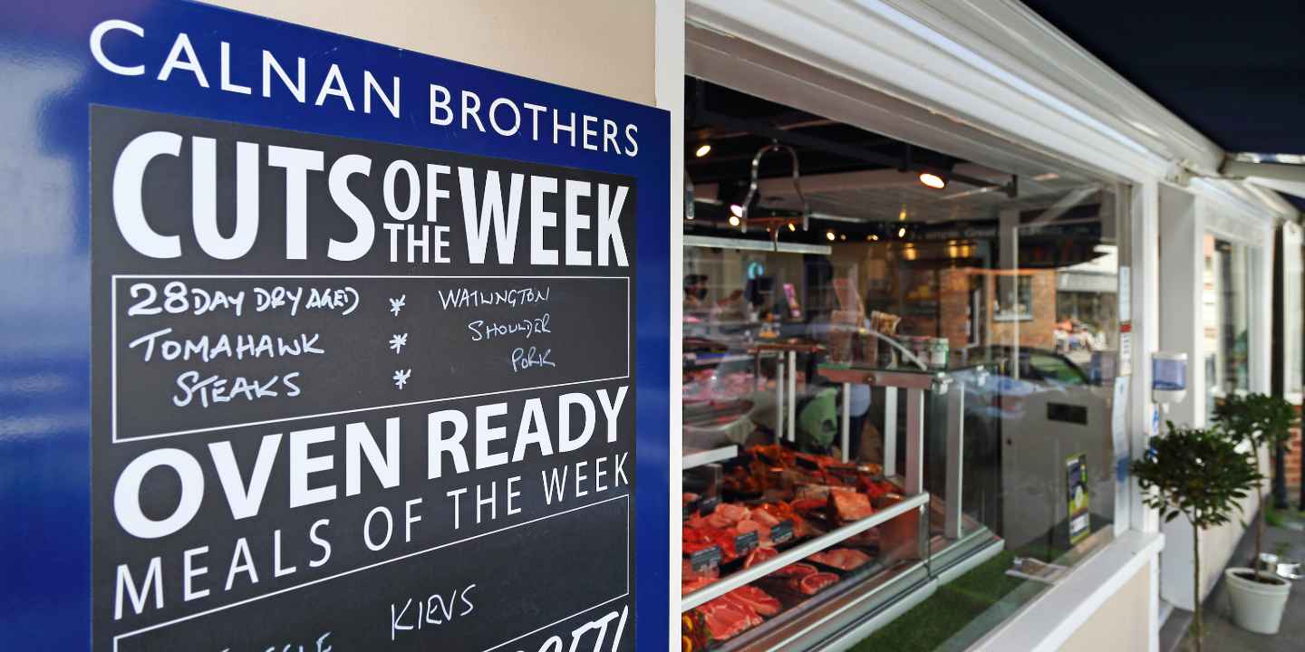 Calnan Brothers butchers in Watlington