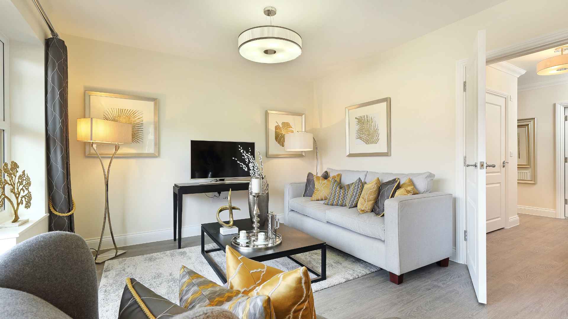 The drawing room at Bramley House, Windsor