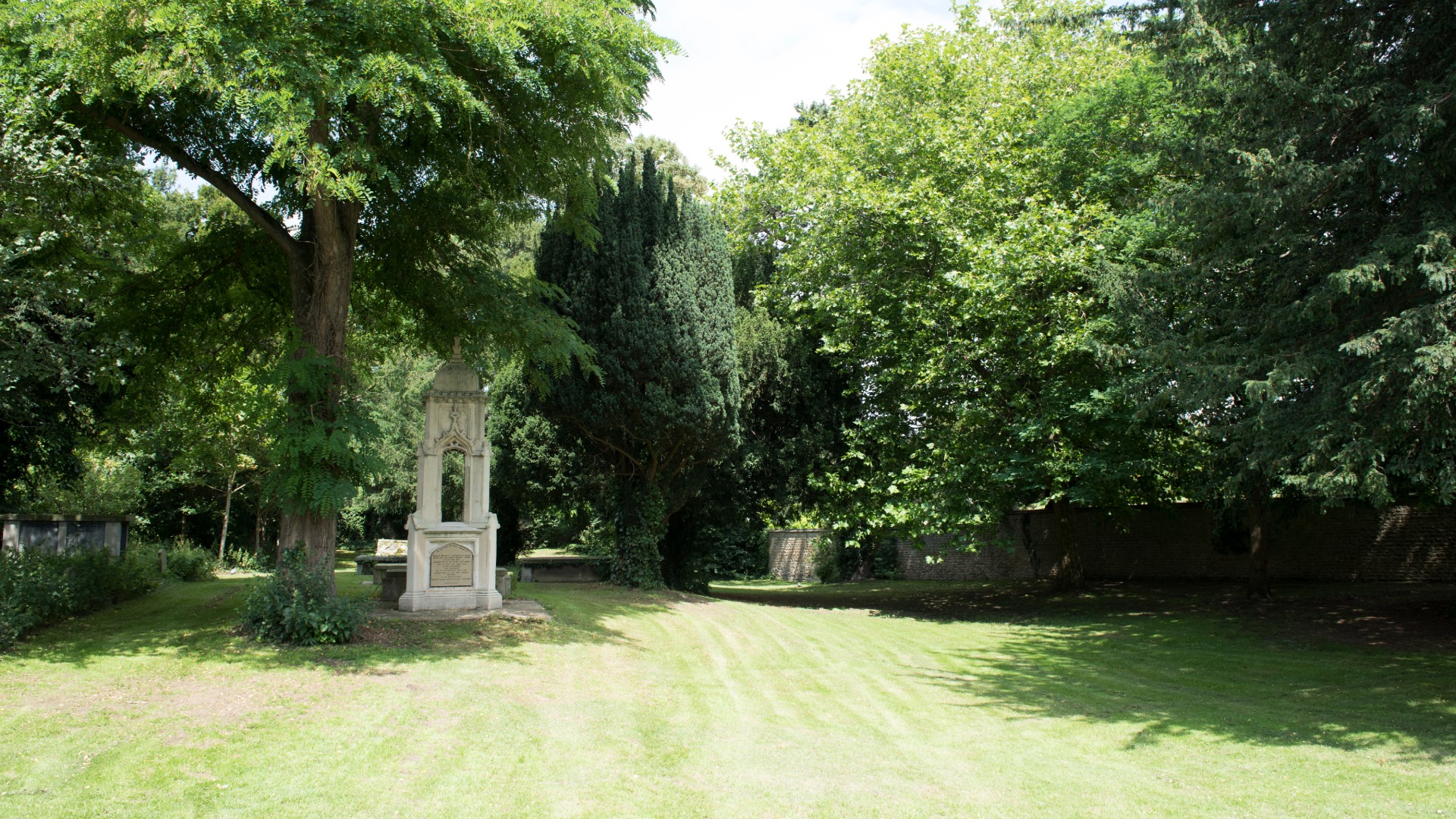 Castle meadows in Wallingford