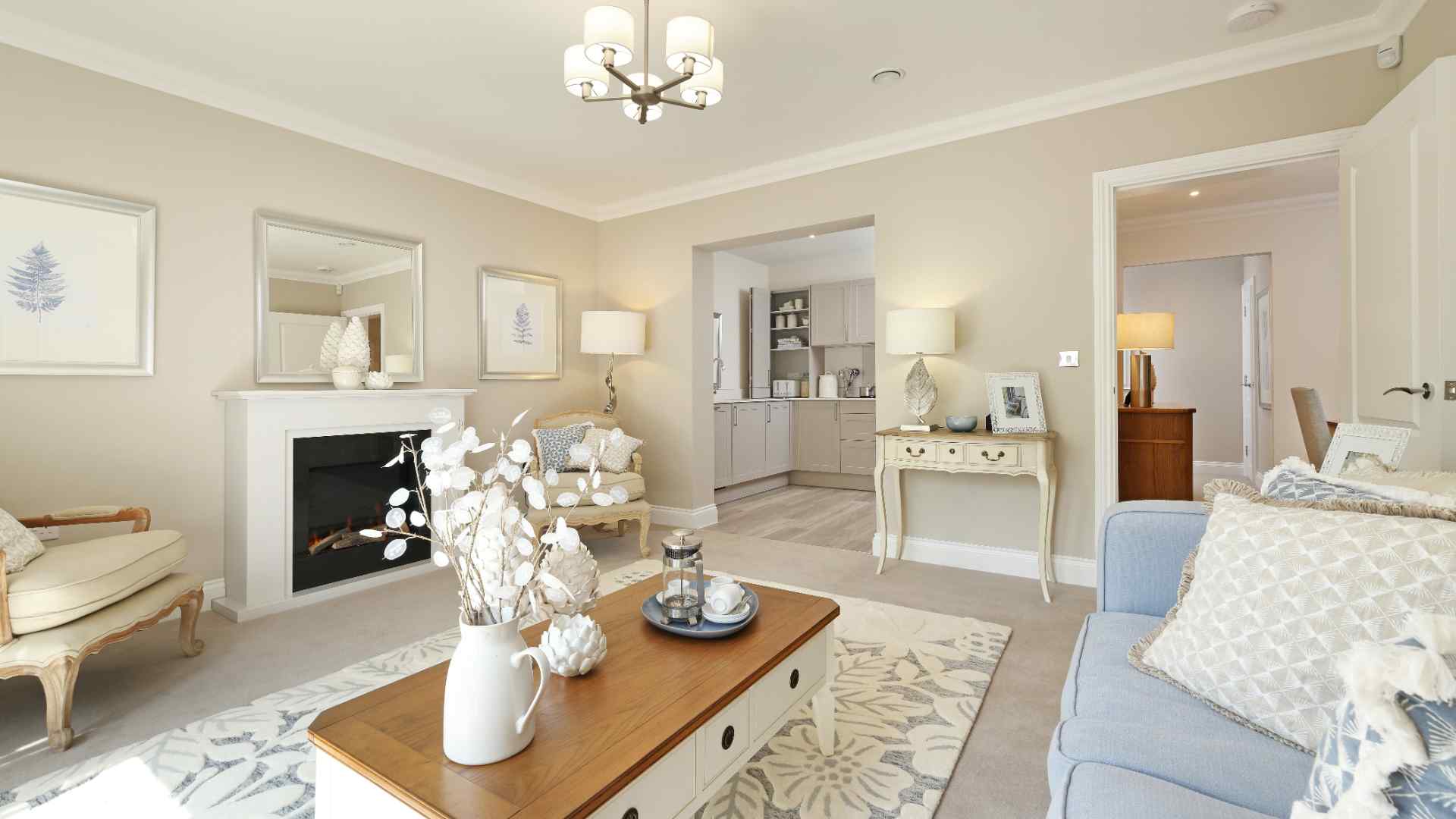 Drawing room at Longcross Place