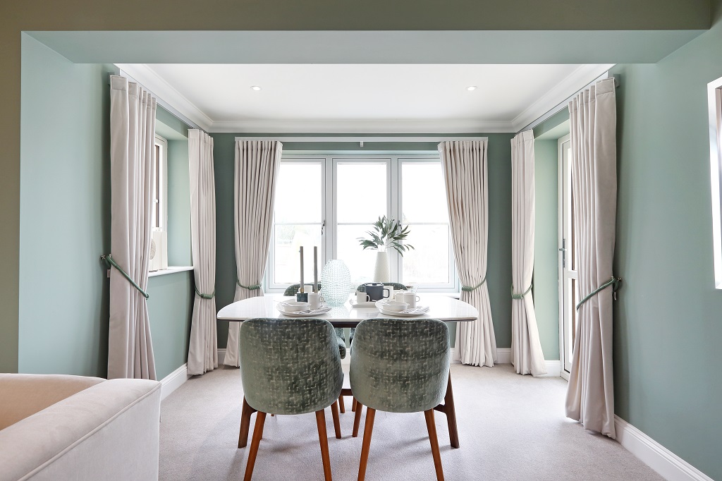 A luxury dining room