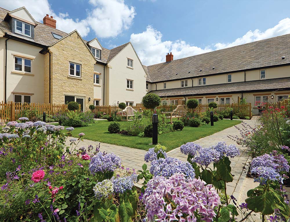 The courtyard at Cotswold Gate