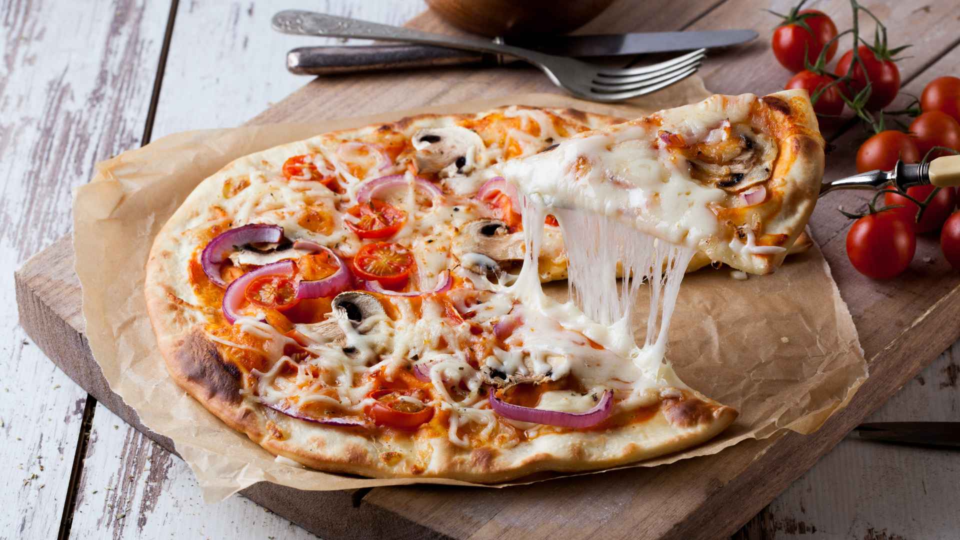 A photo of pizza at Prezzo