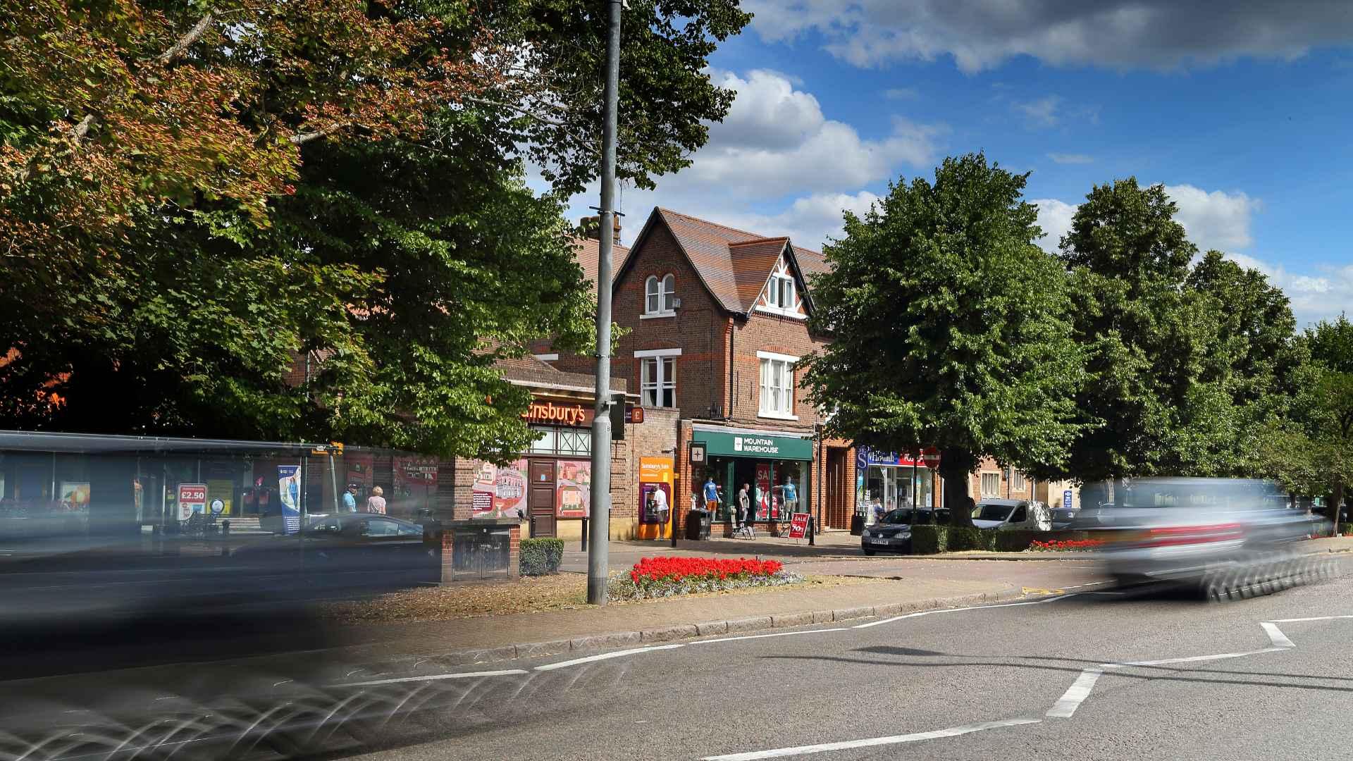 Harpenden high street ft. Sainsburys