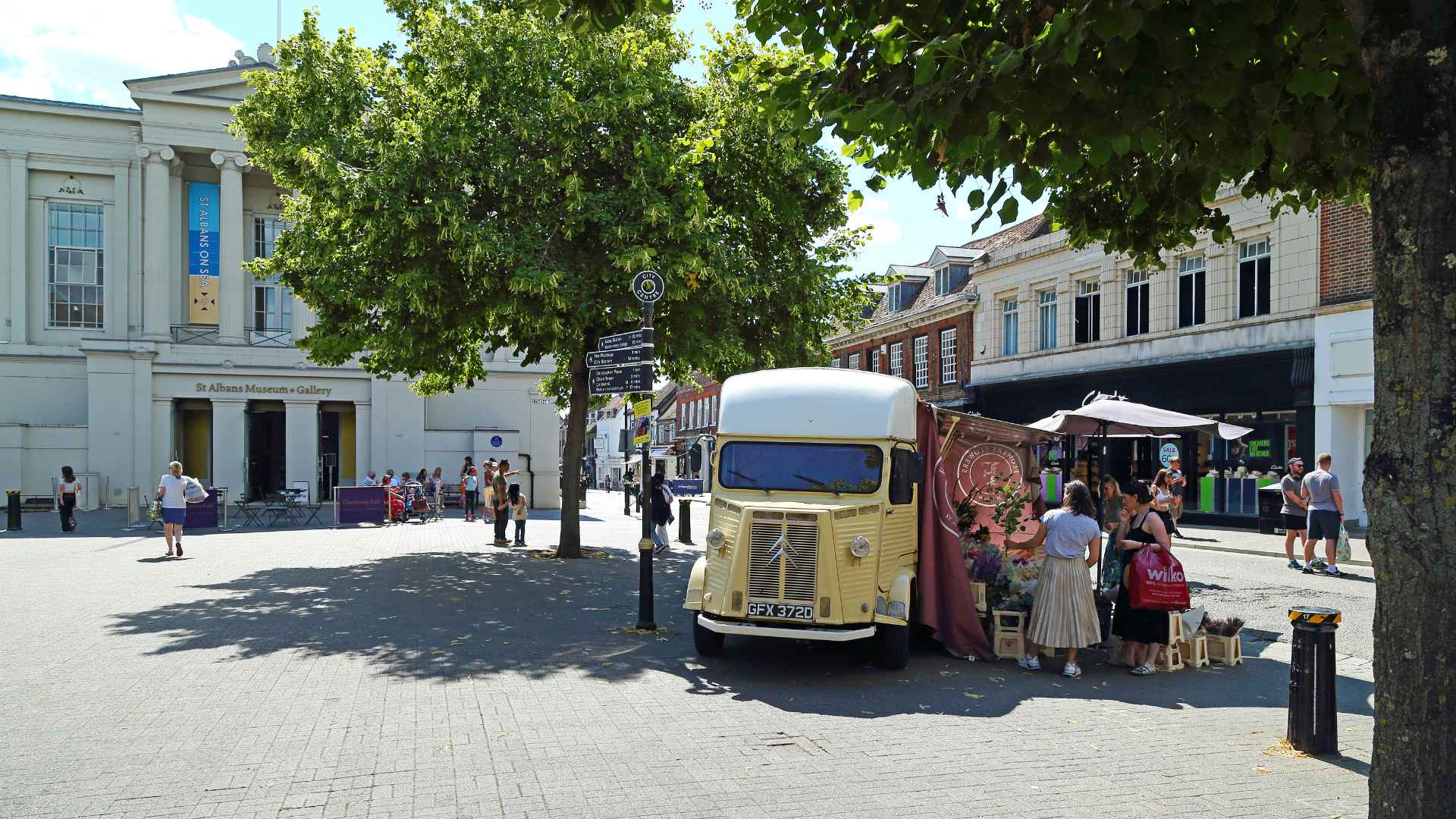 The St Albans Museum + Gallery and a pop-up florist