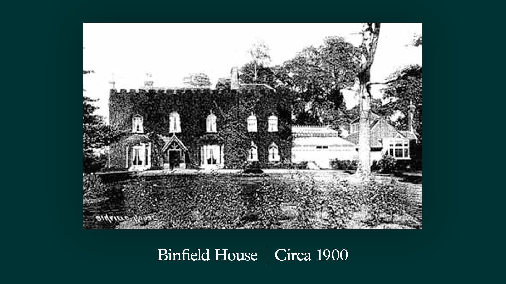 Binfield House Circa 1900