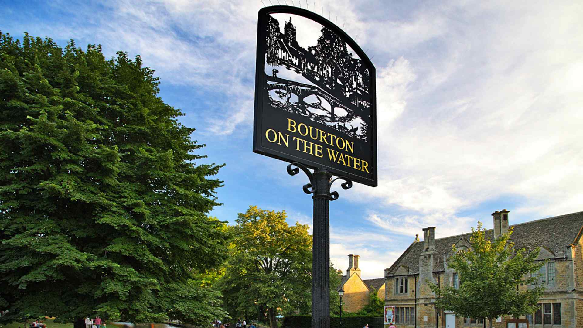 Bourton on the water sign