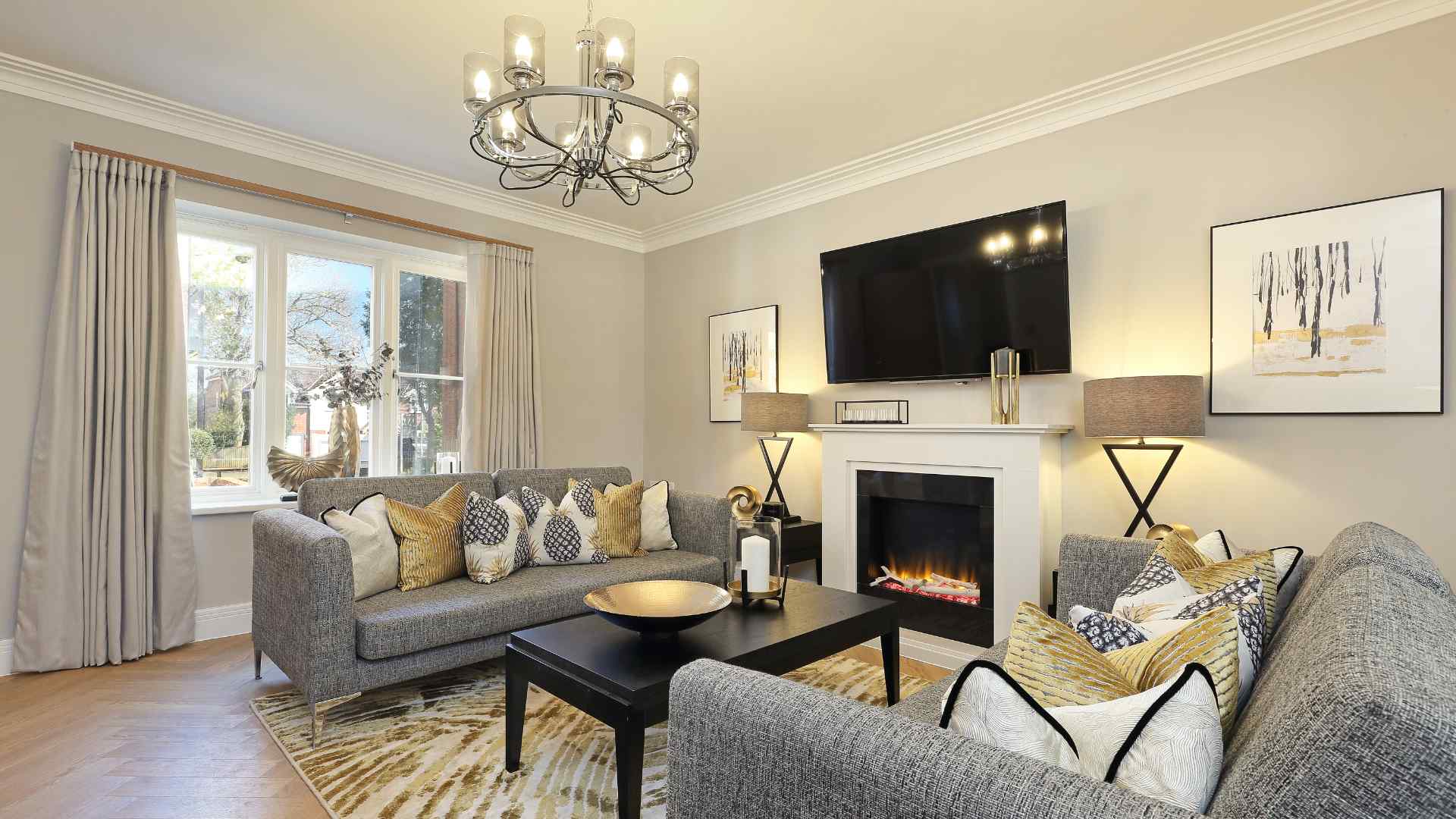 A modern living room