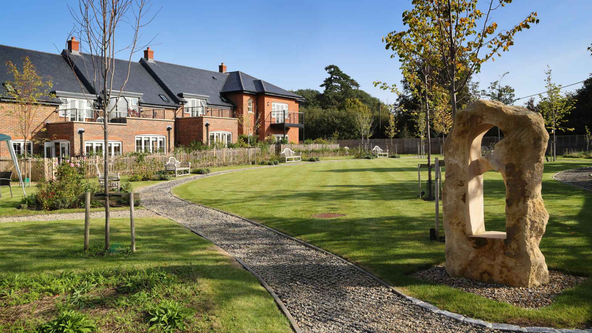 Outside Castle Gardens, Watlington